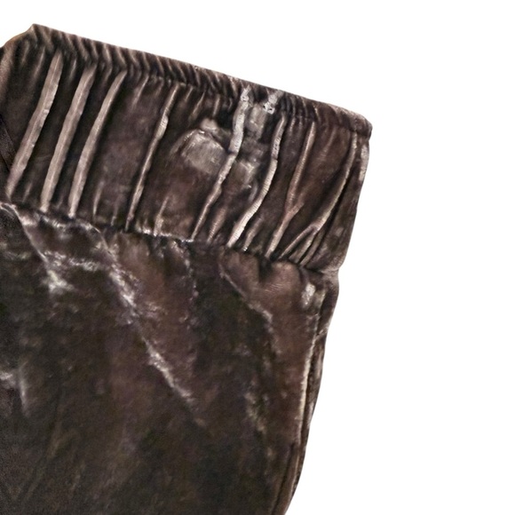 Johnny Was XXL Coffee Bean Butterfly Velvet Luciana Seamed Wide Leg Pants NWT - Picture 11 of 13